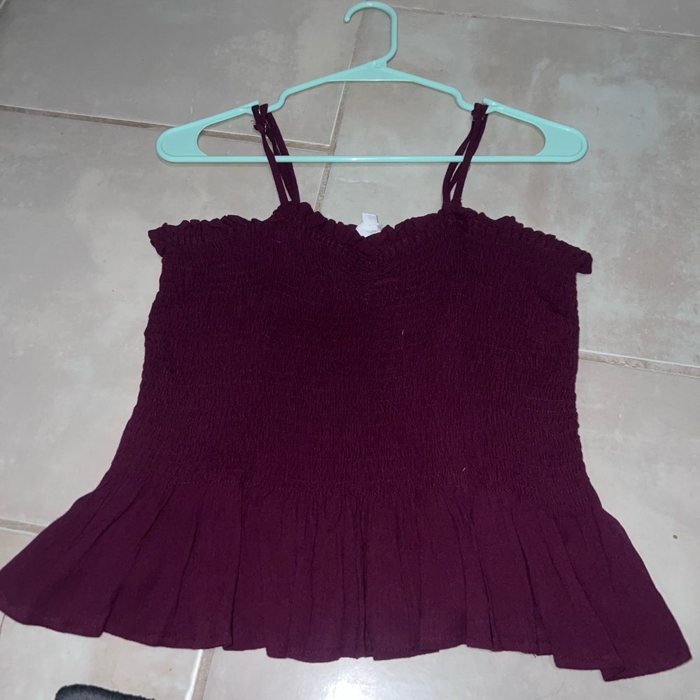 Newbury Kustom Deep Burgundy Camisole